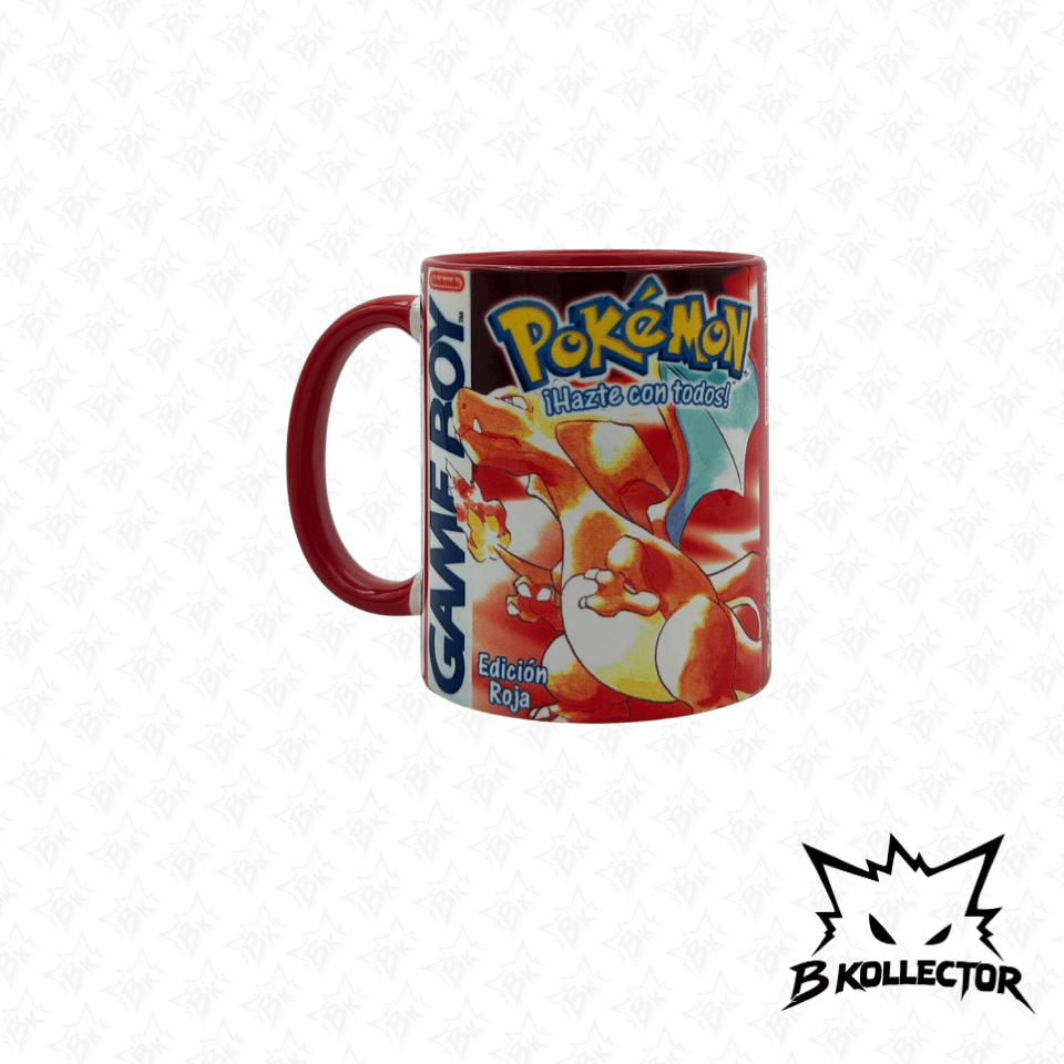 Taza Boy Pokemon Rojo