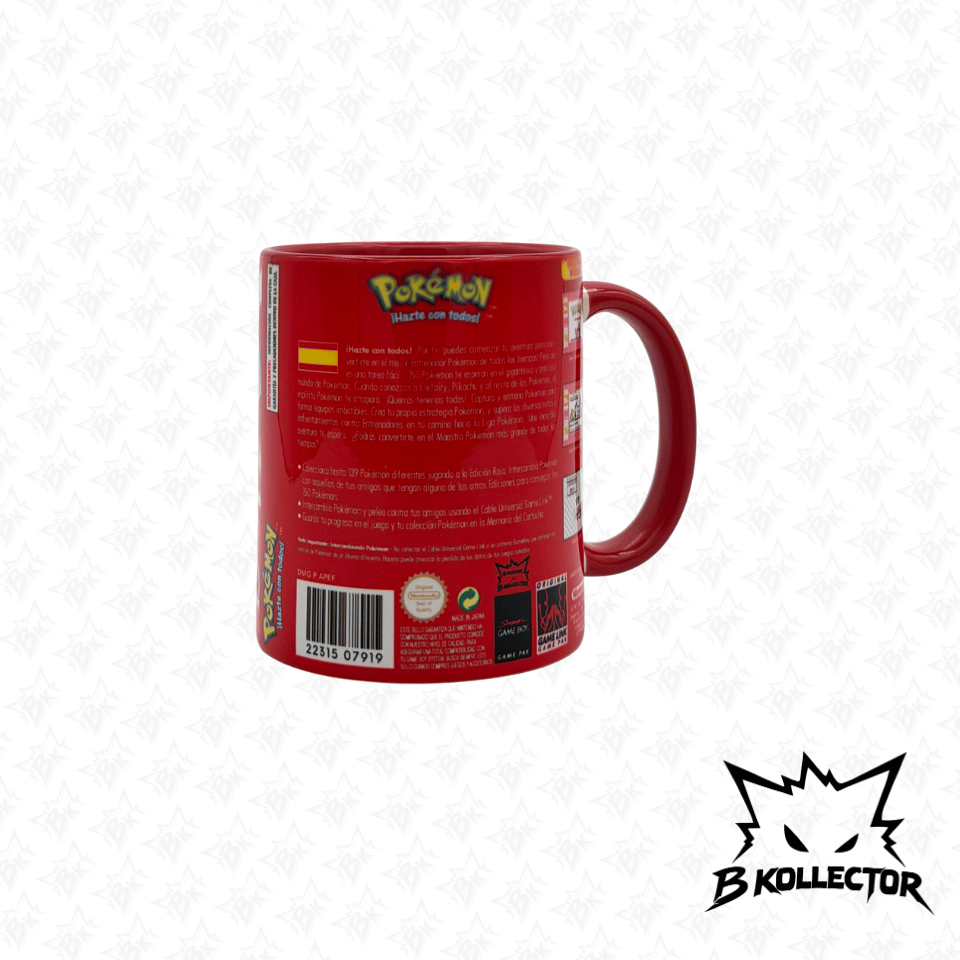Taza Boy Pokemon Rojo
