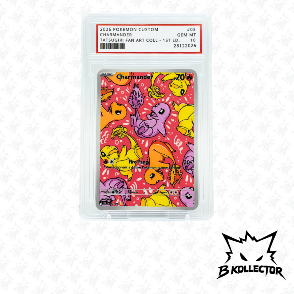 Carta Kustom Gradeada Charmander TFA