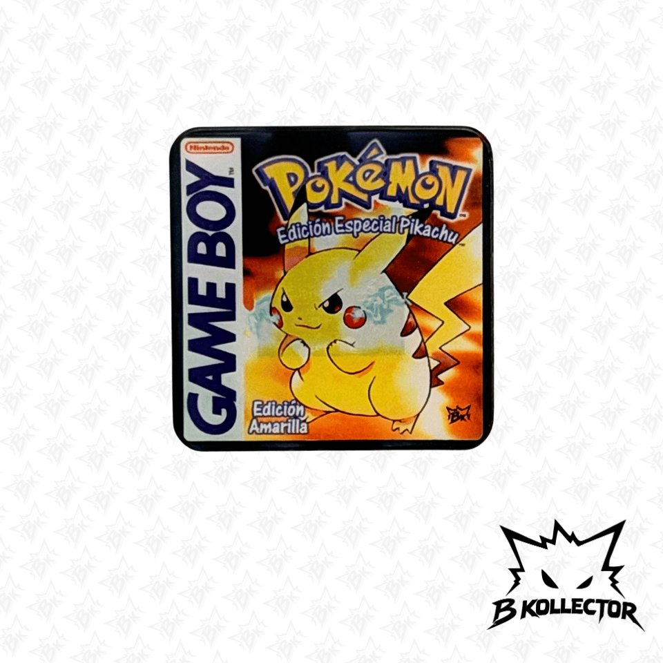 Imán Acrílico Game Pokemon Amarillo