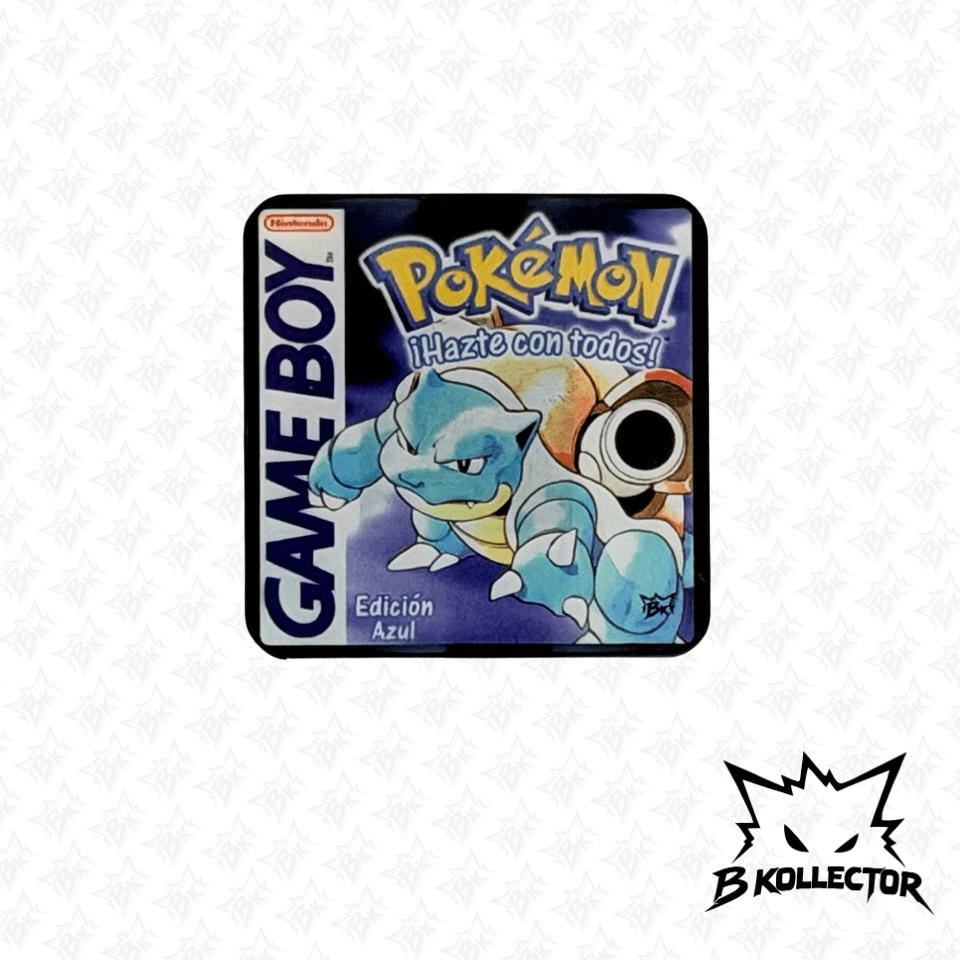 Imán Acrílico Game Pokemon Azul