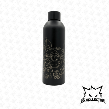 Botella Adventure Negra Iniciales