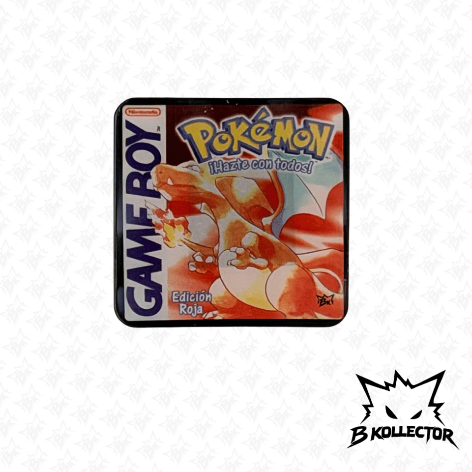 Imán Acrílico Game Pokemon Rojo