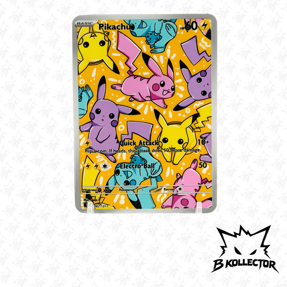 Carta Kustom Pikachu TFA
